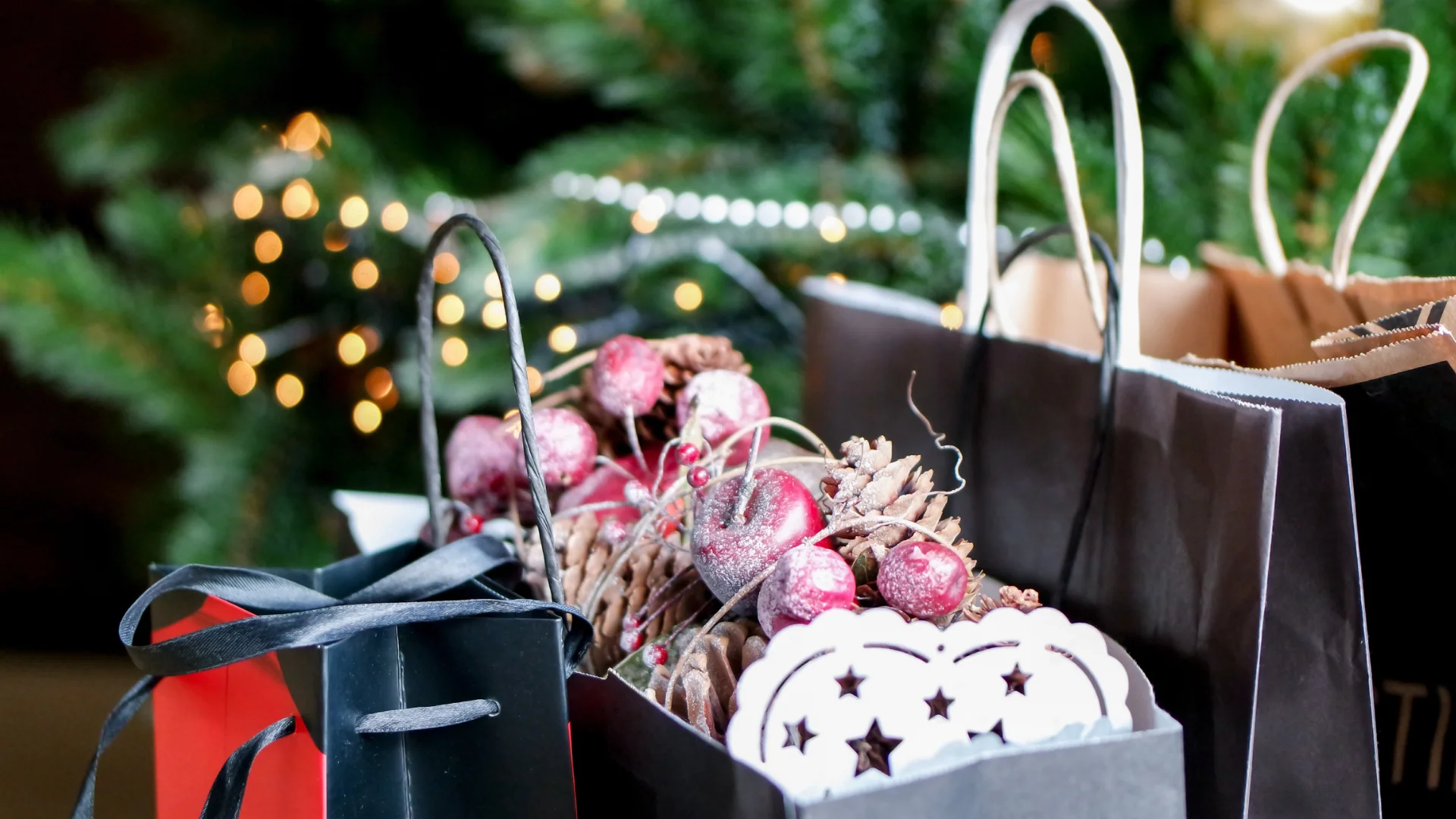 vorweihnachtliches Shopping